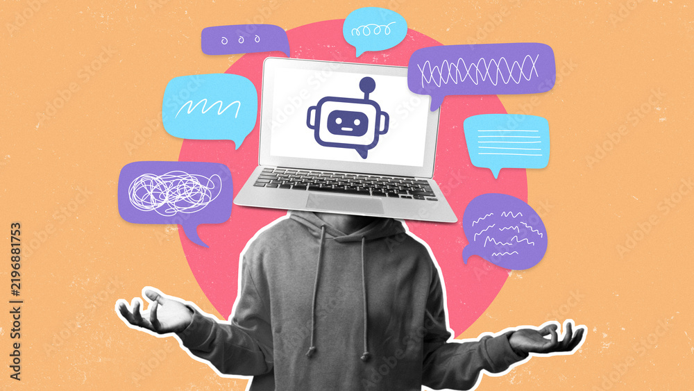 Obraz premium Discussion on fake news and misinformation in the digital age