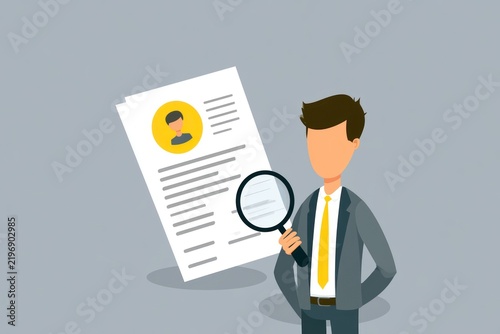 Job application resume review and candidate screening