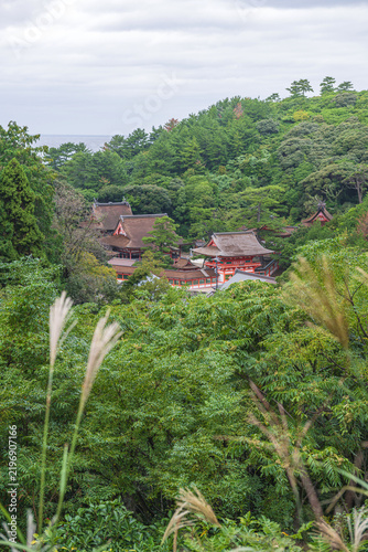 Obraz na płótnie 島根 日御碕神社の遠景