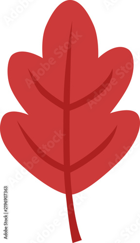 Leaf - Oak, Red
