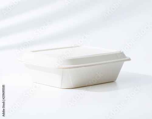 Premium sustainable food packaging made from recyclable paperboard material, ideal for eco friendly branding and retail marketing concepts.