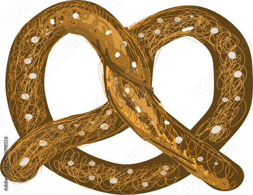 Obraz na płótnie pretzel