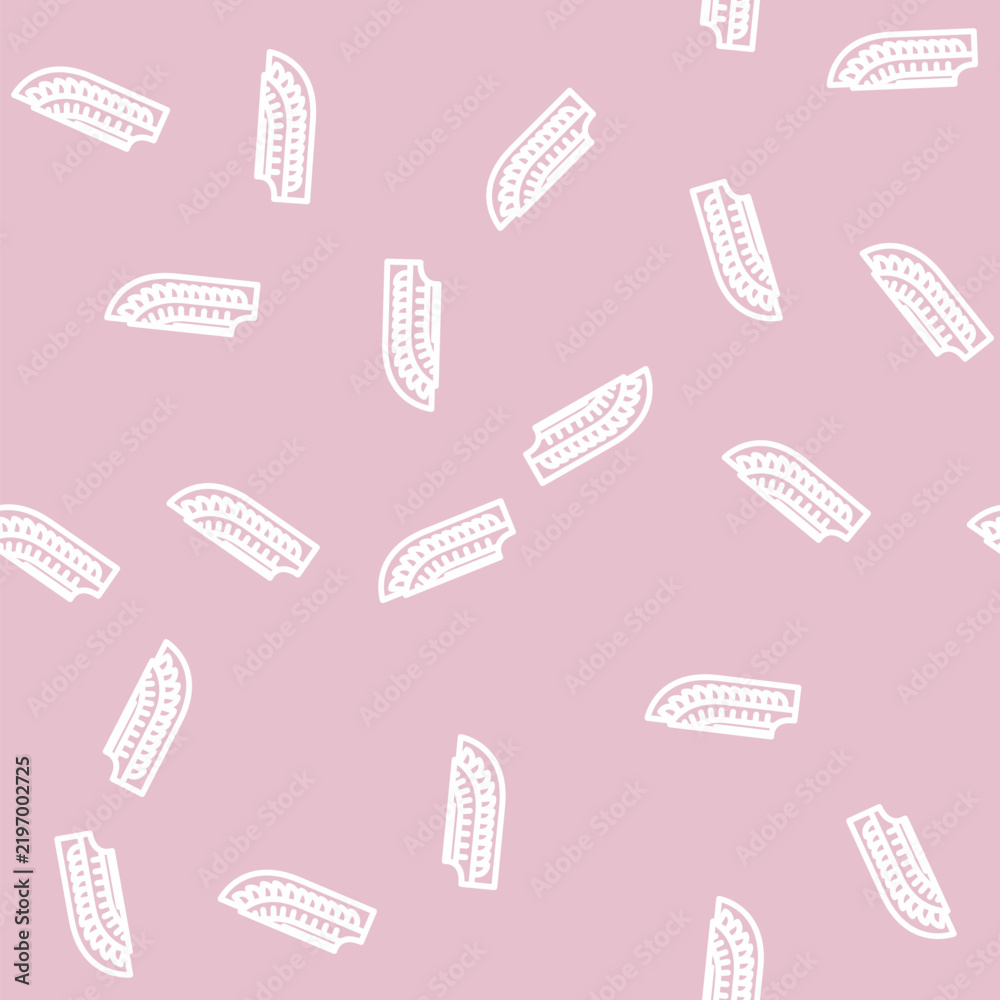 Obraz premium egyptian wing line seamless pattern egyptian wing thin line illustration