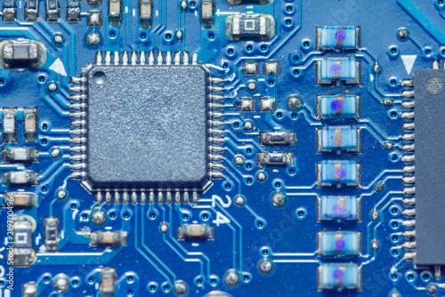 Electronic circuit board pcb with integrated components