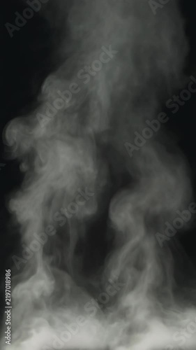 looping footage of steam rising from freshly cooked dishes. Detailed and rea