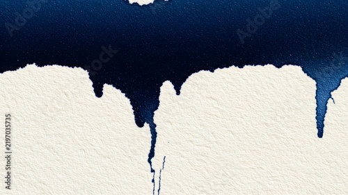 Fountain Pen Ink Bleeding into Cream Cotton Paper Fibers