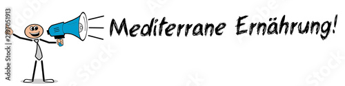 Cuadro en lienzo Mediterrane Ernährung