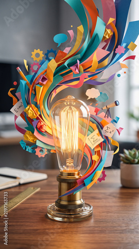 Creative Inspiration Light Bulb