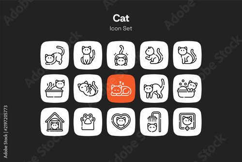 Cat Pose Icon