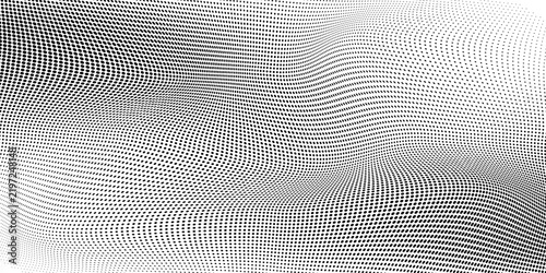 Obraz na płótnie Halftone faded gradient texture