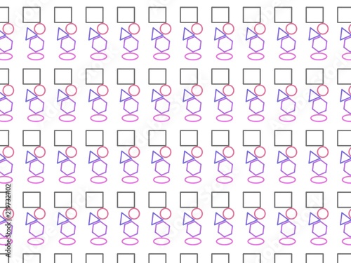 seamless pattern with shapes