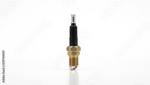 Obraz na płótnie Isolated Spark Plug on White Background