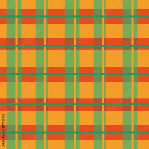 Beautiful check, tartan, or twill patterns for textiles. Green, red, and yellow are used. Christmas colors