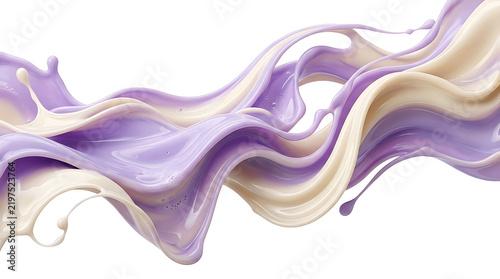 Purple Cream Swirl Liquid Motion