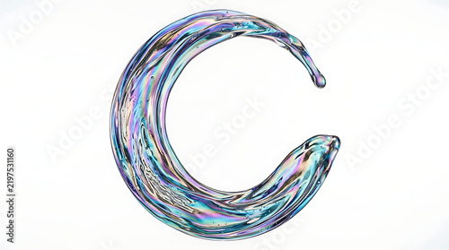 Iridescent Liquid Shape