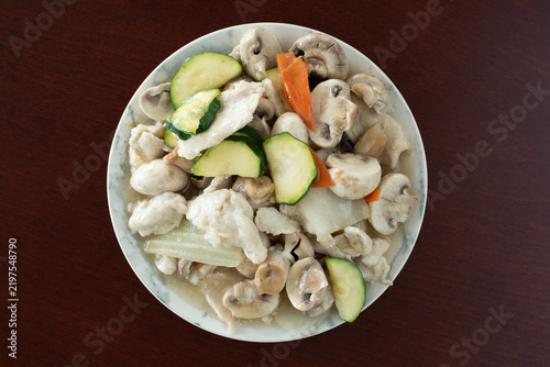 Konstfotografi Moo Goo Gai Pan – Chinese Chicken and Vegetable Stir-Fry