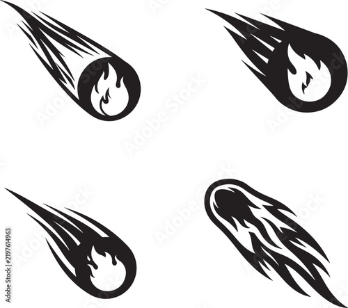 Fire-meteor Icon Design Collection