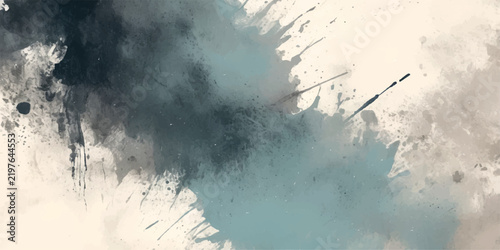 Abstract Splash of Monochrome Dream A dynamic and fluid abstract artwork featuring a captivating blend of monochrome hues.