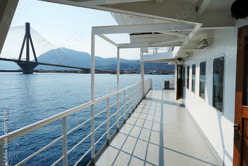 Rio - Antirrio ferry on the Corinthian Gulf.