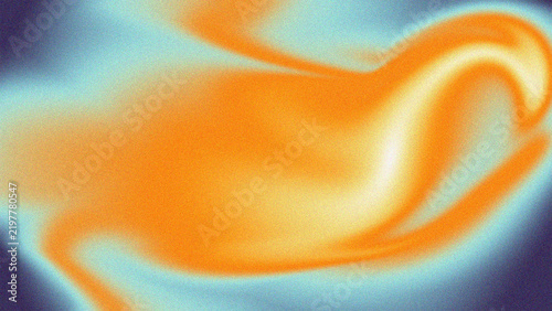 Abstract Neon Light Gradient Background with Soft Glow and Grain Texture