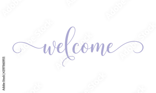 Welcome aboard! Hand Drawn Calligraphy Sign. Welcome aboard, Hand Lettering

