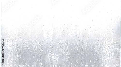 Condensation water droplets covering a glass surface creating a realistic misty texture available in PNG, Transparent and Black Background Versions for overlays