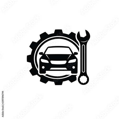 Car Gear Auto Repair Service Logo