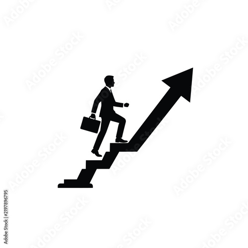 Business Icon – Personal Progress Graphic