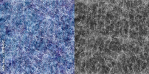 Fotografie Purple Ice and Dark Stone Texture Comparison Preview