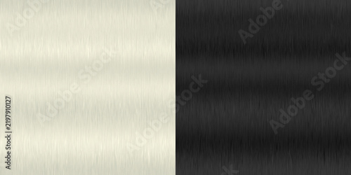 Beige and Black Brushed Metal Comparison