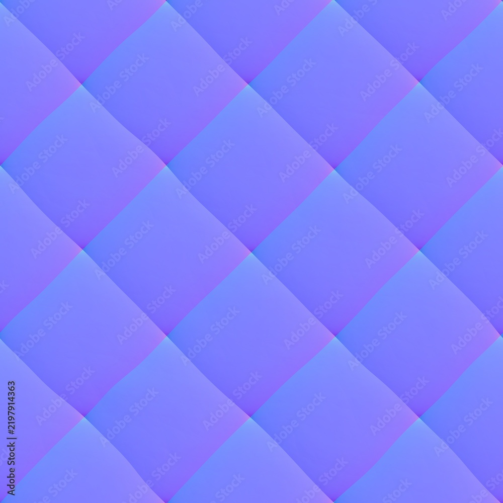 Obraz premium Quilted Leather Upholstery Normal Map