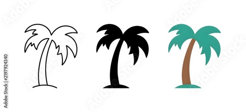 palm tree silhouette