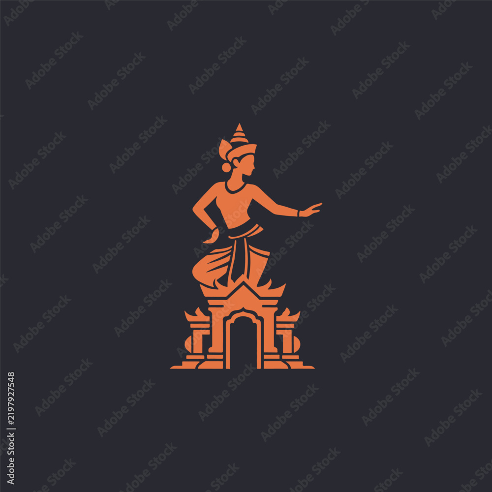Fototapeta premium Balinese Culture Logo