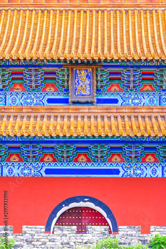 Mingxiao Mausoleum, a renowned tourist attraction in Nanjing, Jiangsu Province, China