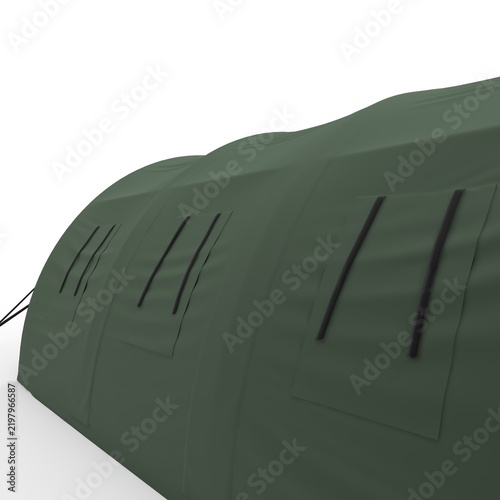 3d Render Military Tent Grade Shelter for Harsh Weather and Expeditions Sheltent