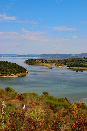 Vjosa Narta Delta Landscape Near Vlora, Albania