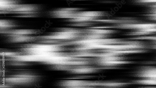Black and white monochrome texture with intense fine horizontal line effect, resembling TV signal interference, glitch, static, motion effect or