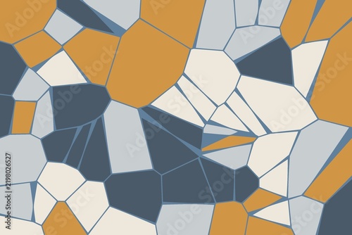 Nordic voronoi cellular mosaic dots cells pattern background, modern abstract geometric design, seamless style wallpaper