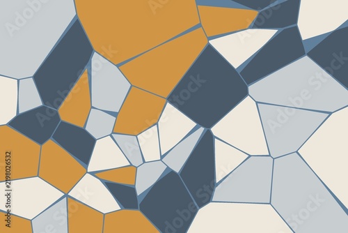 Nordic voronoi cellular mosaic dots cells pattern background, modern abstract geometric design, seamless style wallpaper