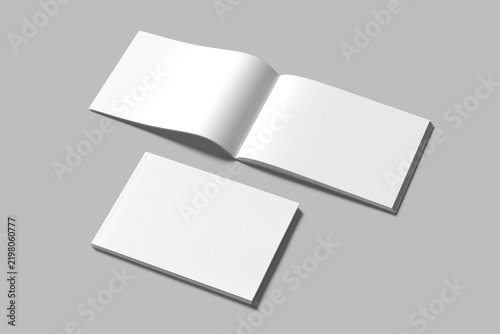 Landscape Magazine Blank Mockup