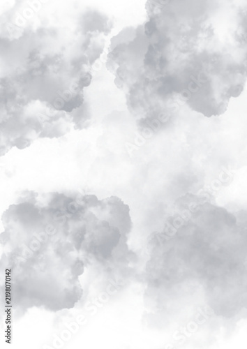 Transparent background smoke effect.