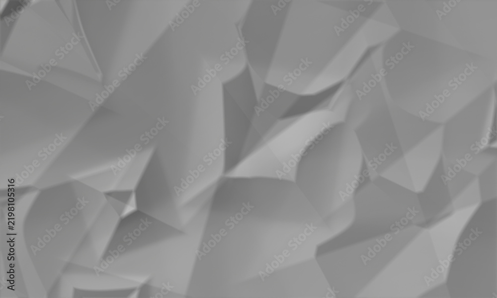 Fototapeta premium A seamless pattern abstract geometric background with soft light grey polygonal shapes