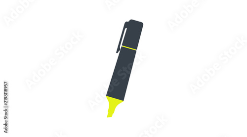 Highlighter Pen Vector Illustration
