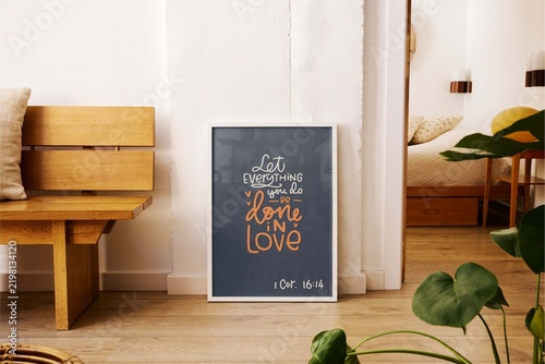 Konstfotografi Wall Art Home Decor Minimal Girly Scripture Inspired