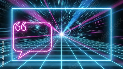 Explore abstract neon laser light in an immersive tunnel with motion graphics and visual effects for modern art lovers