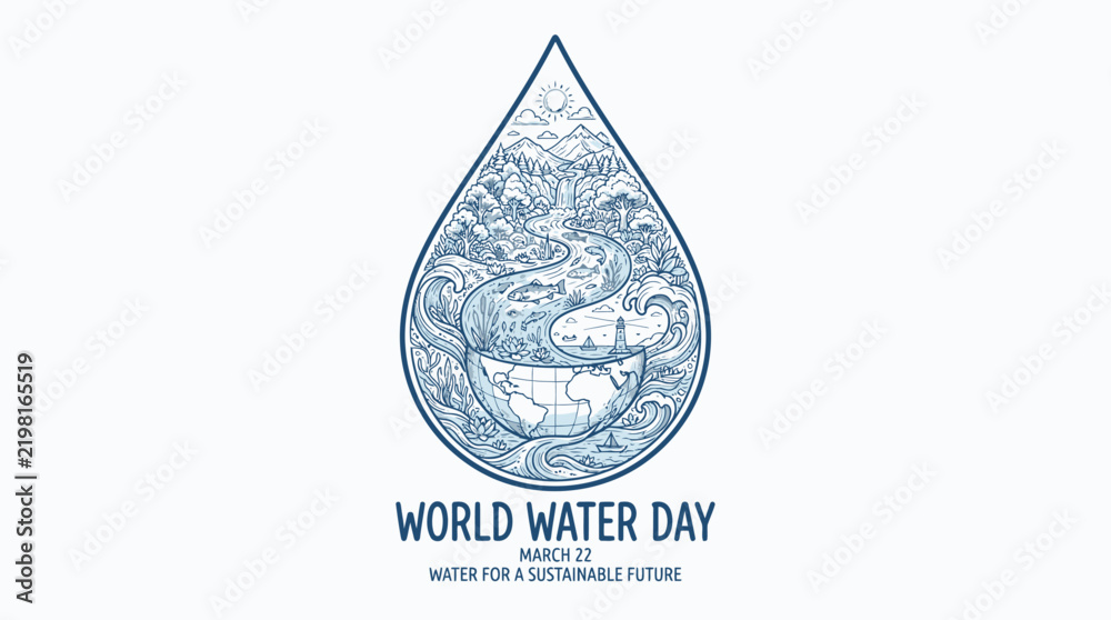 Obraz premium water drop icon