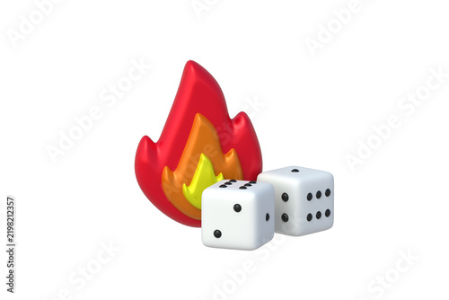 Obraz na plátne High risk gambling