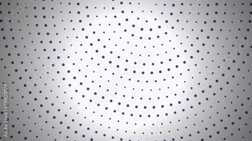 Abstract background featuring a seamless pattern of dark circles arranged in a radial grid layout