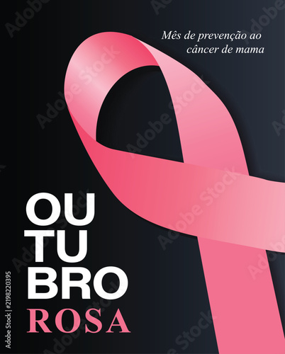 Outubro Rosa para conscientização sobre o câncer de mama Show more lines