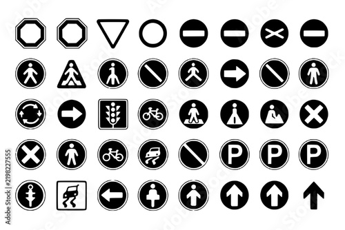 black and white alphabet